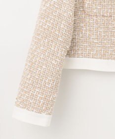 GRACE CONTINENTAL ツイードトリミングジャケット