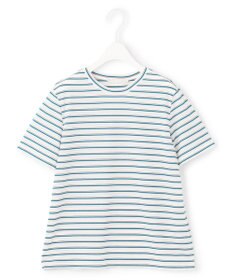 ICB L 【洗える】 シアーマルチボーダー カットソー