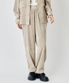 UNFILO MENS 【男女兼用】リラックス コーデュロイ ギャザーパンツ