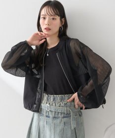 earth music&ecology メッシュブルゾン