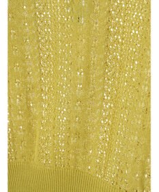 Green Parks ａ．透かし柄ニットプルオーバー