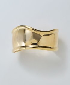 Phoebe アークカフワイドバングル　ゴールド