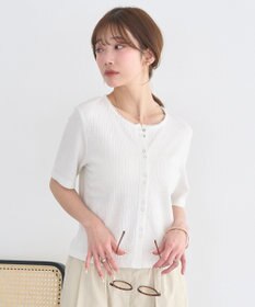 earth music&ecology チェーンリブラメカットソー