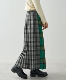 AMERICAN HOLIC シャギーチェックプリーツスカート