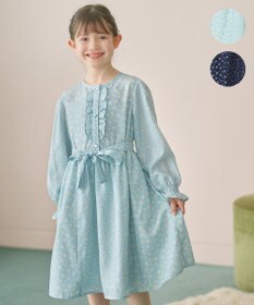 組曲 KIDS 【110-140㎝】フラワーパッチワークワンピース