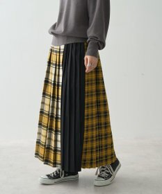 AMERICAN HOLIC シャギーチェックプリーツスカート