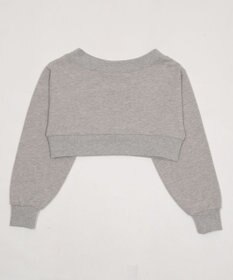 WEGO グラフィックオフショルショートスウェット