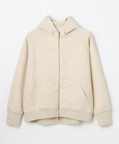 ANY L ラメダンボールダブルジップパーカー