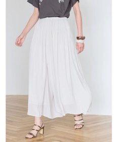 AMERICAN HOLIC エアリーギャザーガウチョパンツ【裏地：接触冷感】