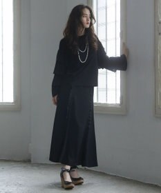 Green Parks ■ＥＳＣＡＲ　フロントフリルフレアスカート