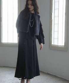 Green Parks ■ＥＳＣＡＲ　フロントフリルフレアスカート