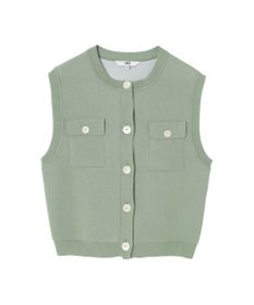 DAKS ダブルフェイス ショートベスト