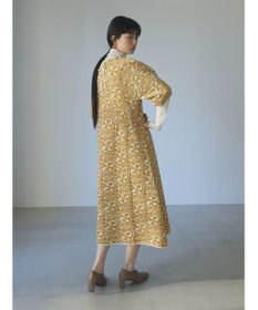 Green Parks ａ．ニットジャガード柄ワンピース