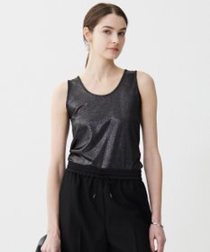 ICB L 【洗える】シャイニータンクトップ カットソー