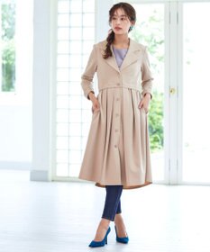 Tiaclasse L 【洗える】ダブルラインタックチュニック