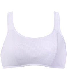 Wing ジュニア スポーツブラ 通気性がよい 【STEP2～3 まるみをおびてきた胸に】 小学生 中学生 高校生 ハーフトップ ノンワイヤーブラ RB6633 ウイング／ワコール