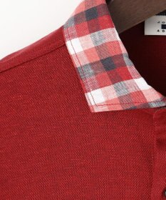 JOSEPH ABBOUD 【リネン素材/清涼感/吸水速乾】リネンハニカム 半袖 ポロシャツ