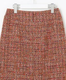 自由区 ラメノットファンシーツイード スカート