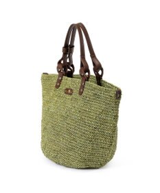 IBIZA ラフィア　ハンドバッグ（草木染め）