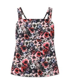 Chacott Chacott BALANCE ウォーターカラーフラワーブラトップ