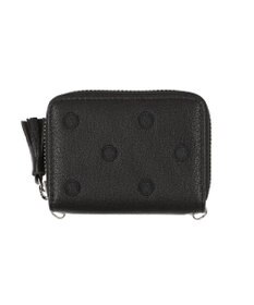 UNBILLION ペルケ perche / ドット刺繍ジャバラチャームウォレットショルダー