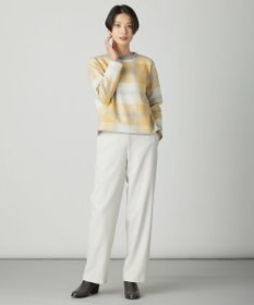J.PRESS LADIES L Wooly Stretch Plaid ニット