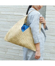 UNBILLION perche マダガスカルラフィア×姫路レザーホーボーバッグ