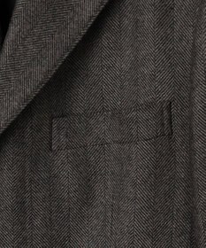 J.PRESS MEN 【ARTHUR HARRISON】 2080ヘリンボンフランネルチェスター コート