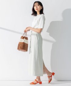 23区 【洗える】コットンポリエステル 半袖 ニット