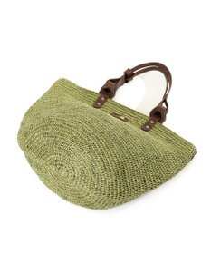 IBIZA ラフィア　ハンドバッグ（草木染め）