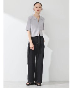 earth music&ecology 衿付きダブルＺＩＰカーディガン