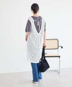 earth music&ecology 【2WAY】レースギャザーワンピース