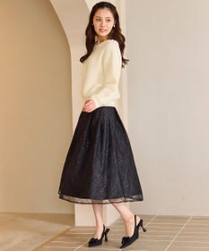 Feroux パール付きシャギー ニット