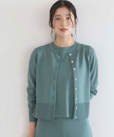 組曲 【UVケア・接触冷感】MINA ニットカーディガン