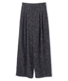 BEIGE， TRIPHANE / ハイウエストツイードタックパンツ