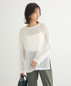 Green Parks メッシュカットプルオーバー