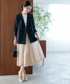 ANY SIS L セレモニーダブルクロス テーラードジャケット