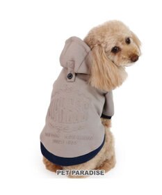 PET PARADISE J.PRESS エンボス パーカー 《 グレー 》 小型犬