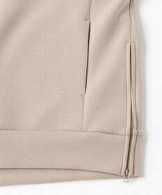 UNFILO L 【洗える】ダブルフェイス サイドZIPフーディ