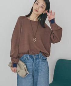 AMERICAN HOLIC バイパチラグランニットプルオーバー