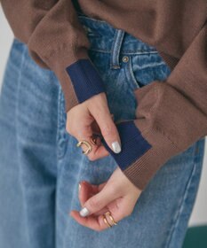 AMERICAN HOLIC バイパチラグランニットプルオーバー