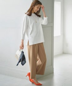 組曲 S 【WEB限定】コットンポリエステル リラクシーニット