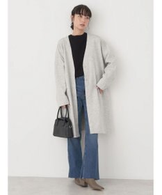 earth music&ecology 圧縮風ポンチコーディガン