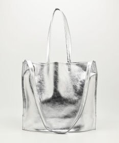 blancle メタリックレザー ガゼット2wayトートバッグ