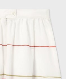 Paul Smith Cairo Stripe Chalk プリント スカート