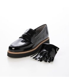 MODE ET JACOMO <carino>【レイン対応】【2WAY】厚底タッセルローファー