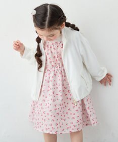 ANY KIDS 【洗濯機可能】オンオフショルダーワンピース