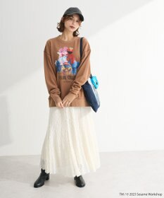 Green Parks セサミストリートミーツフルーツオブザルーム　スウェット