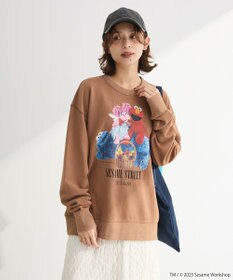 Green Parks セサミストリートミーツフルーツオブザルーム　スウェット