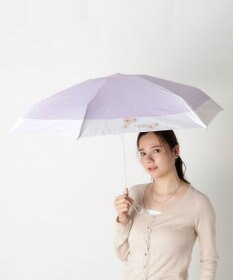 MOONBAT 【WEB限定/一級遮光99.99%】晴雨兼用折りたたみ日傘 ポール&ジョー(PAUL & JOE ACCESSOIRES)クリザンテーム/バイカラー 雨の日OK 遮熱 簡単開閉 UV 晴雨兼用
